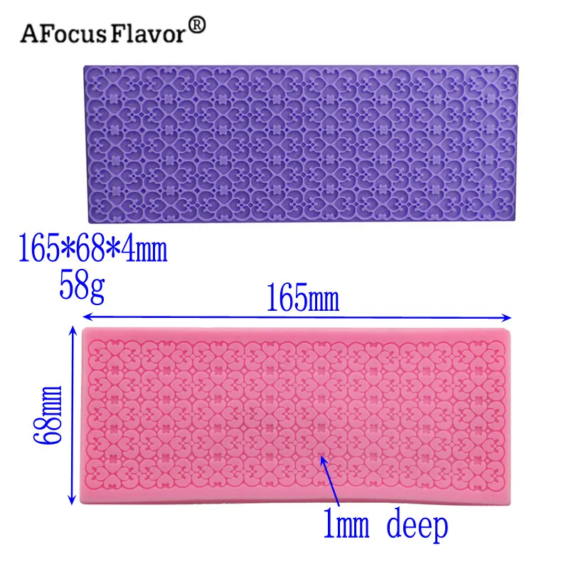 1 шт., новинка, силиконовая форма с кружевным узором, сахарное желе, ледяной торт, украшение, инструмент для моделирования, кухонные силиконовые коврики для выпечки, подставки для тортов