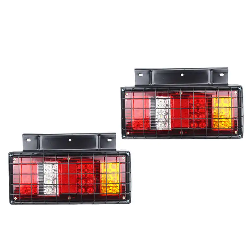 

2X 12V 32Led Tail Lights Ute Trailer Caravan Truck Red Stop Reverse Indicator