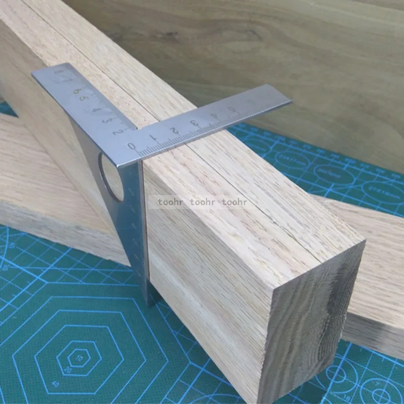 Деревообрабатывающая линейка квадратная раскладка Miter треугольная линейка 45 градусов 90 градусов метрический Калибр toohr измерительный инструмент