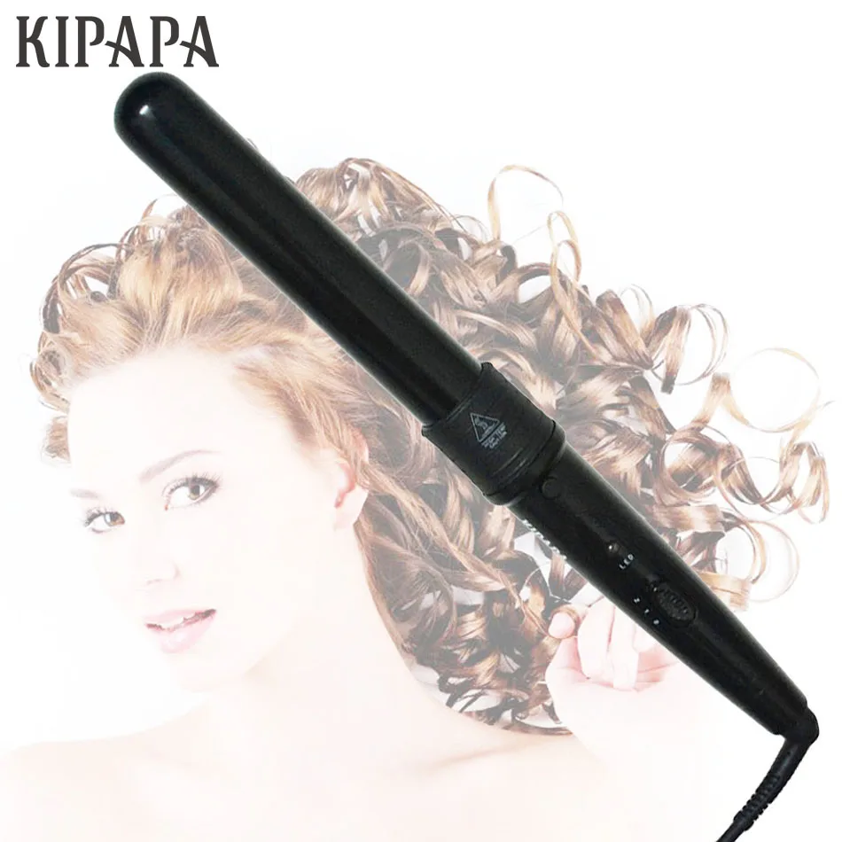 

Spiral Curling Iron 32MM Beach Wave Hair Wand Curler Ceramic Curling Wand Pro Magic Curl Electric Hair Care Tools