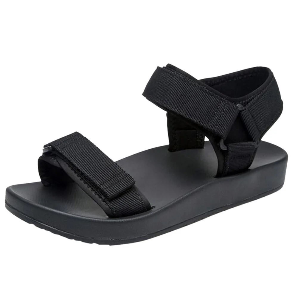 2019  ladies summer sports student beach sandals flat pregnant gladiator sandals women beach shoes summer slippers 40J25 (3)