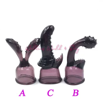 

3 Style Adult Toys AV Rod Massager Head Cap Vibrator Accessories Magic Wand Attachment Flirting G-spot Stimulation Sex Products