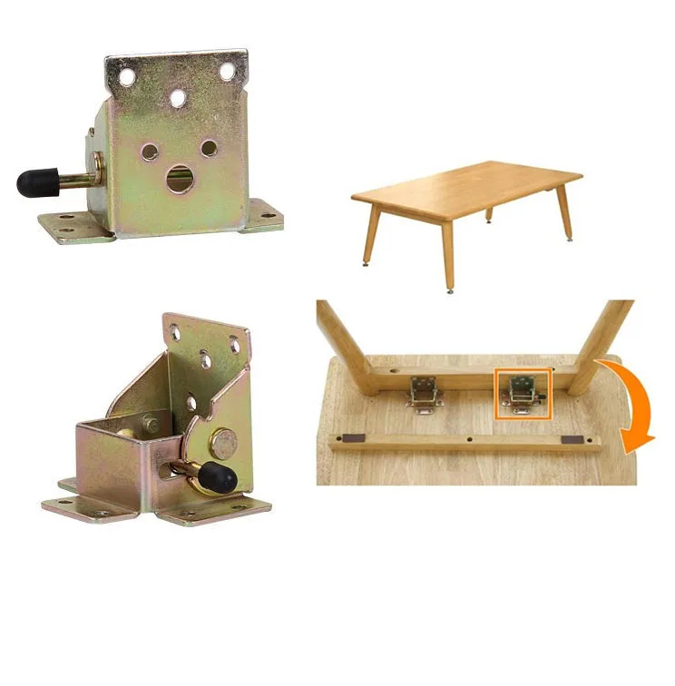 Furniture leg folding hinge connector,55x60x72mm Gate leg table fold up