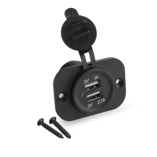 EDFY Adaptateur Prise 2 порта USB Allume Cigare Chargeur 12V для авто Voiture