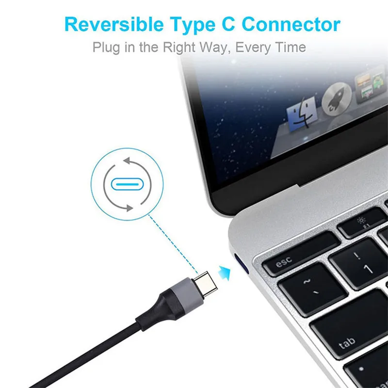 Высокоскоростной кабель типа C HDMI USB 3 1 штекер 4K для Macbook Samsung S10 M30 A70 A50 шнур адаптер
