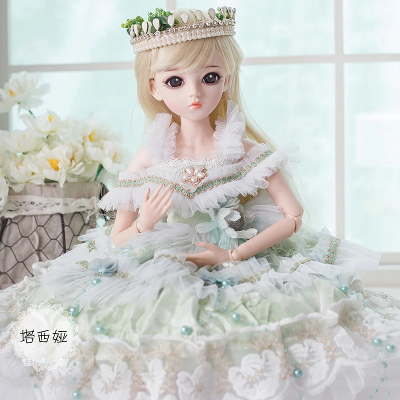 BJD 60 см кукла игрушки высшего качества китайская Кукла 18 шарниров BJD шарнир Кукла Мода девушка подарок