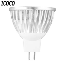 ICOCO 4 светодиода MR16 4 Вт 12 в 45 градусов угол луча теплый белый точечный светильник лампа Точечный светильник фокус для гостиной Акция распродажа