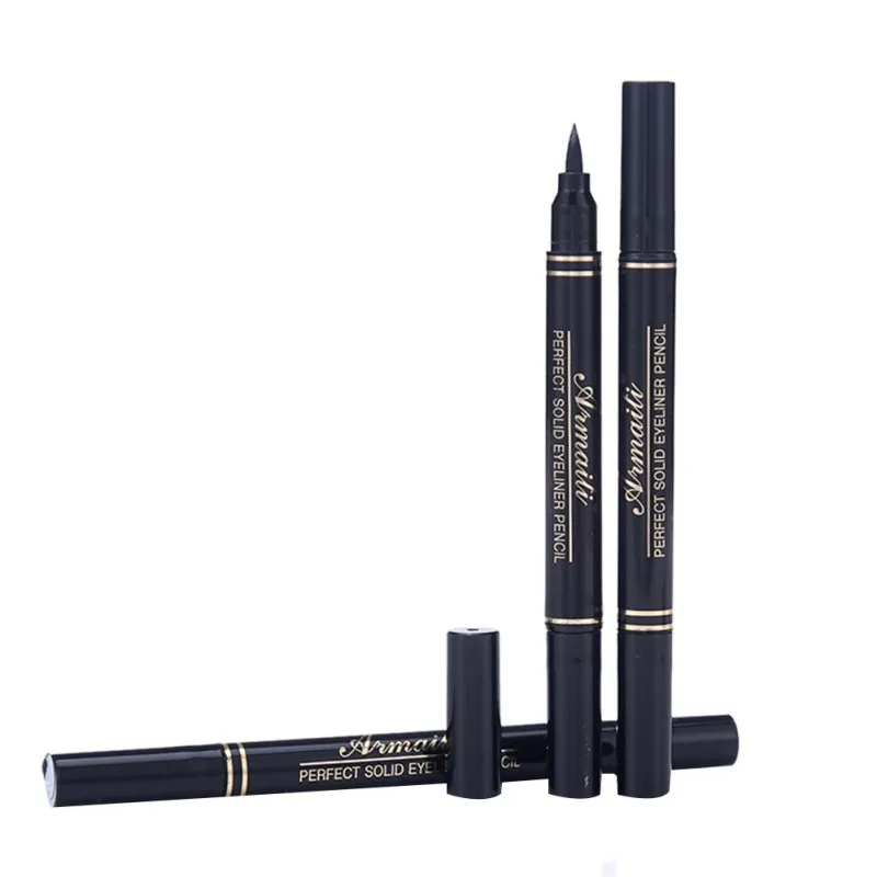 1 штука 8 г двойная головка Mark Seal Pen жидкая подводка для глаз Стильная черная супер