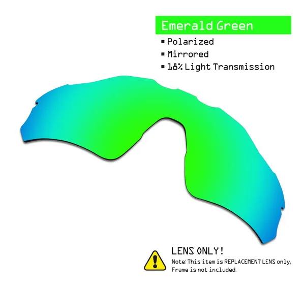 SmartVLT поляризованные Сменные линзы для солнцезащитных очков в форме EV-несколько вариантов - Цвет линз: Green-ShieldCoat