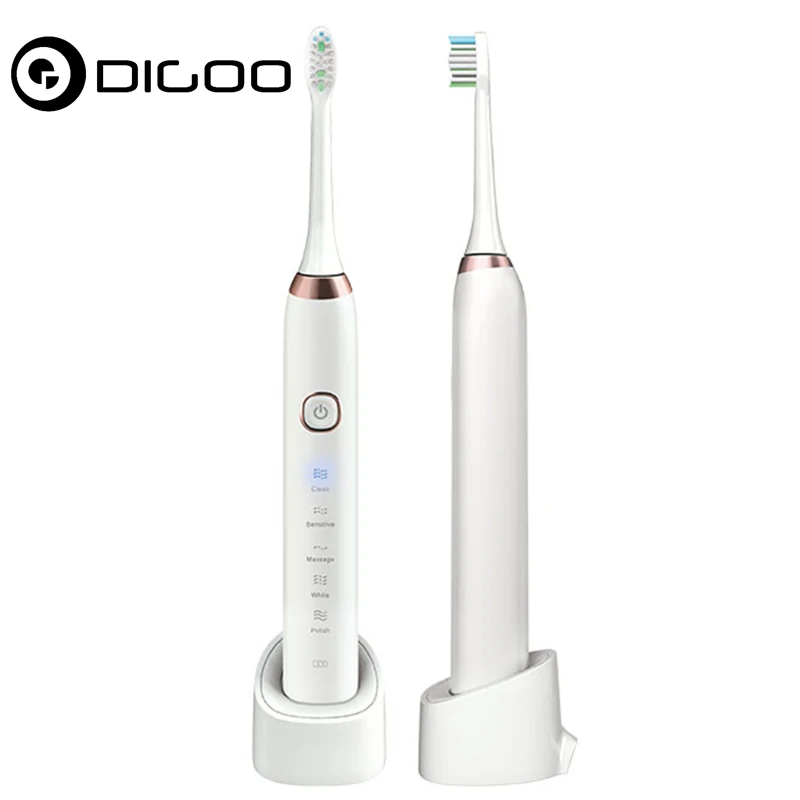 

Digoo DG-YS11 YS11 Electric for Toothbrush Sonic Travel Essence Wireless Rechargeable Teethbrush Heads compared for OralB Xiaomi