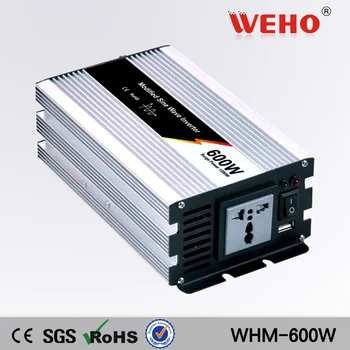 

((WHM-600--121)Car Converter + USB 12vDC 110vAC 600w dc to ac power inverter