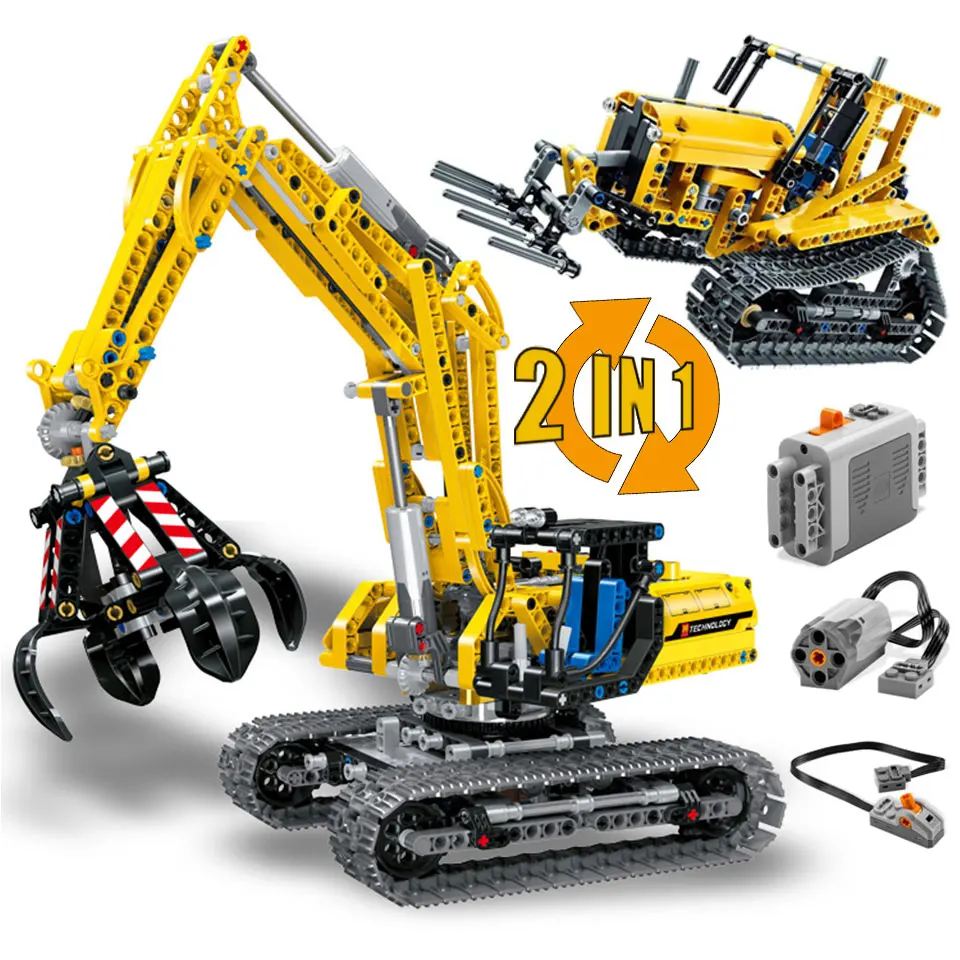 

Excavator Compatible Legoing Technic 42006 Truck Model Building Blocks 720 Piece Bricks Boy Birthday Gift Toys For Children