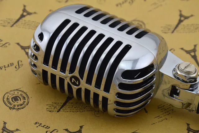 Professional Wired Vintage Classic Microphone Top Quality Dynamic Moving Coil Mike Deluxe Metal Vocal Old Style Ktv Mic Z6 mike