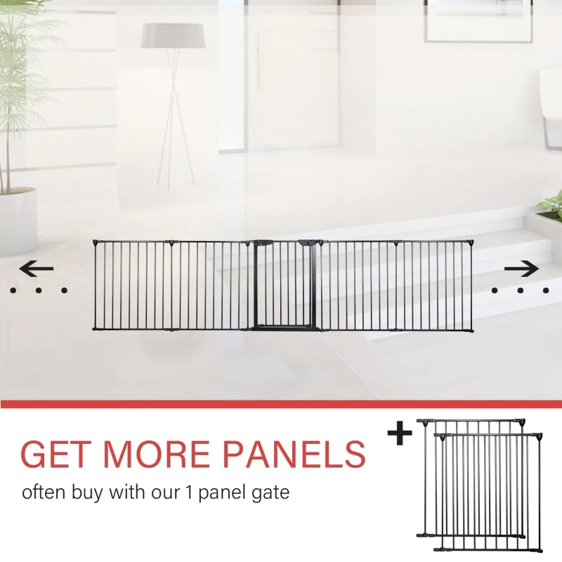 Auto-Safety-BBQ-Fire-Fireplace-Metal-Safety-Gate-With-Door-Lorce-Lock-Black_9_800x800