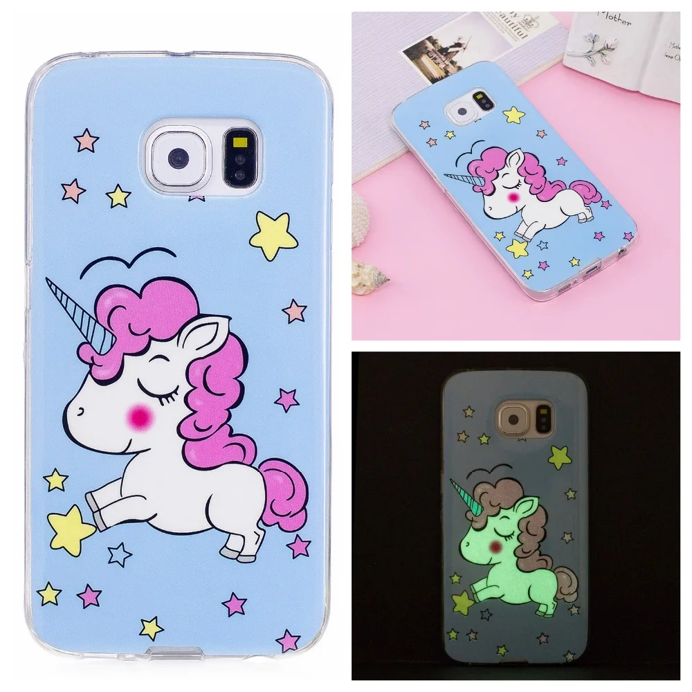 Светящийся чехол для coque samsung S6 S7 S8 силиконовый чехол для Galaxy A8 A3 A5 S8 S8plus силиконовый чехол Крышка