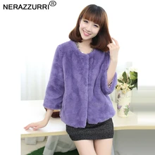 Нераззурри пальто из искусственного меха для женщин размера плюс 5xl 6xl 7xl черный синий короткий без воротника искусственный мех куртки тонкий пушистый искусственный мех Топ