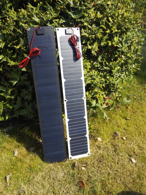 

17V 20W Flexible Solar Panel Monocrystalline Solar Panel Cell with Controller for Motorhomes Cars 12V battery Charger
