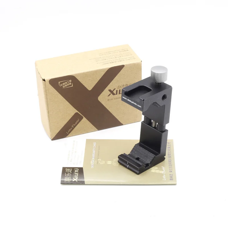

XILETU XJ-8 Mobile Phone Holder Metal Clip For Android iPhone IOS Smartphone size 6.5mm~9mm Connecting Ball Head Interface 38mm
