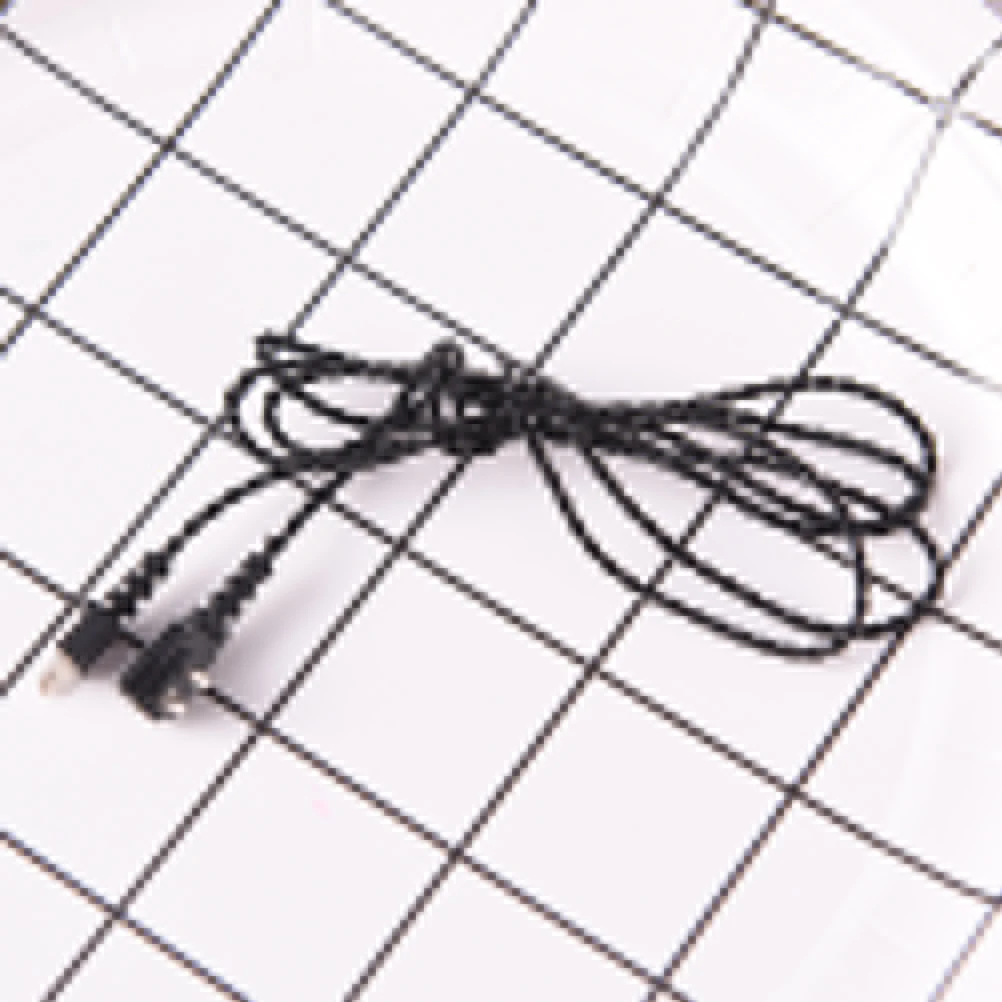 1 шт. Универсальный 2pin Кабель-адаптер слуховой аппарат с ресивером для карманного черного/бежевого провода стандартный шнур питания