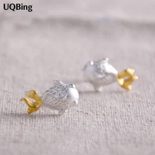 Новинка года, модные серьги-гвоздики из серебра 925 пробы, серьги из стерлингового серебра 925 пробы, серьги-капельки с кристаллом