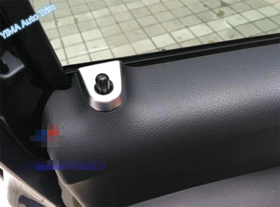 

Lapetus Auto Styling Door Lock Pin Sequins Frame Cover Trim Fit For VITO Viano V-Class Valente Metris 2014 - 2018 Matte Interior