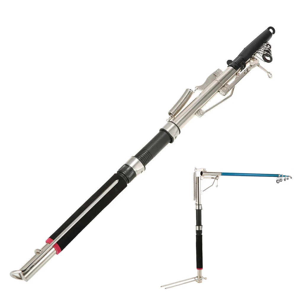 Automatic Fishing Rod (Without Reel) 2.1M 2.4M Ideal Sea River Lake Pool fish With Stainless Steel Hardware Poles | Спорт и