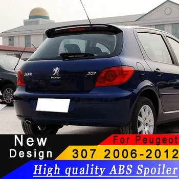 

For Peugeot 307 2006 to 2012 Hatchback High quality ABS spoiler any color or primer rear wing Automobile beautification spoiler