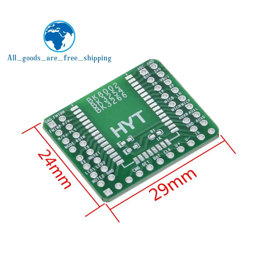TZT Bluetooth стерео аудио модуль передачи BK8000L AT команды SPP Bluetooth динамик усилитель DIY