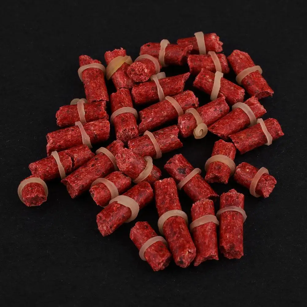 

One Bag Red Fishy Smell Lures Grass Carp Coarse Lake Fishing Baits Tackle