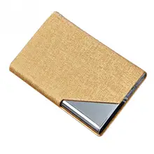 Металлический держатель для кредитных карт Rfid чехол с зажимом для карт водонепроницаемый визитница для удостоверения личности 100 шт./партия