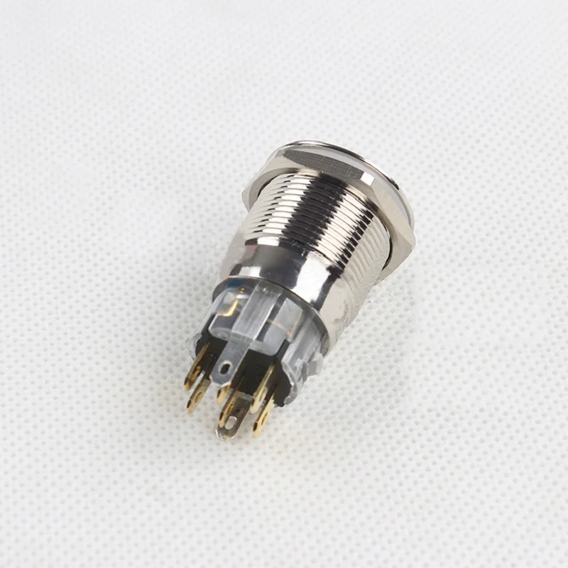 YOLO 19 мм водонепроницаемый 8 контактов два открытых двух закрытых led