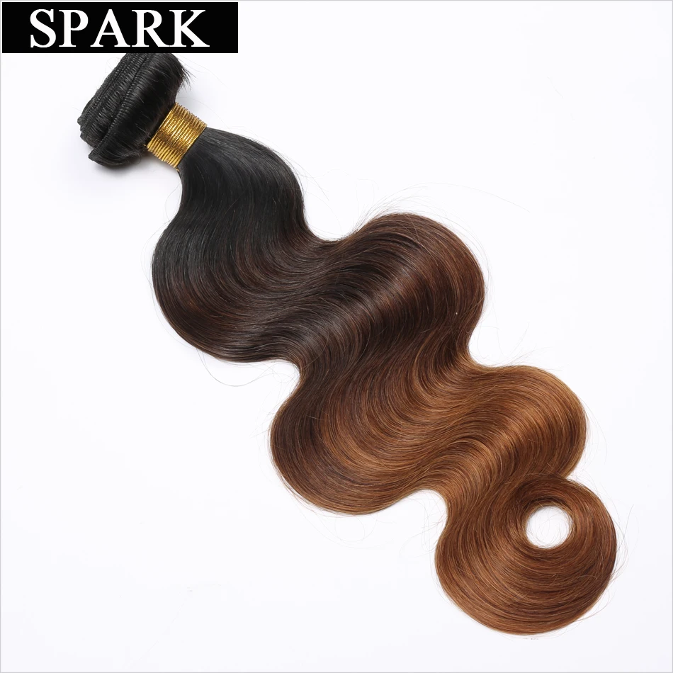 Spark Hair Ombre Brazilian Body Wave Hair 1/3/4 Bundles 100% Human Hair Weave Bundles 10-26inch 1B/4/30 & 27 Remy Hair Extension Spark Hair Ombre Brazilian Body Wave Hair 1/3/4 Bundles 100% Human Hair Weave Bundles 10-26inch 1B/4/30 & 27 Remy Hair Extension