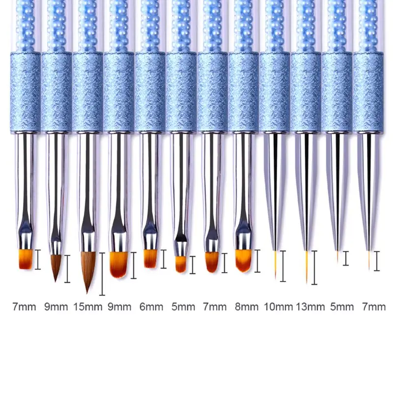 1 шт УФ-гель для дизайна ногтей лайнер для рисования градиентные кисти художественные ручки маникюрные инструменты для дизайна ногтей кисть для ногтей
