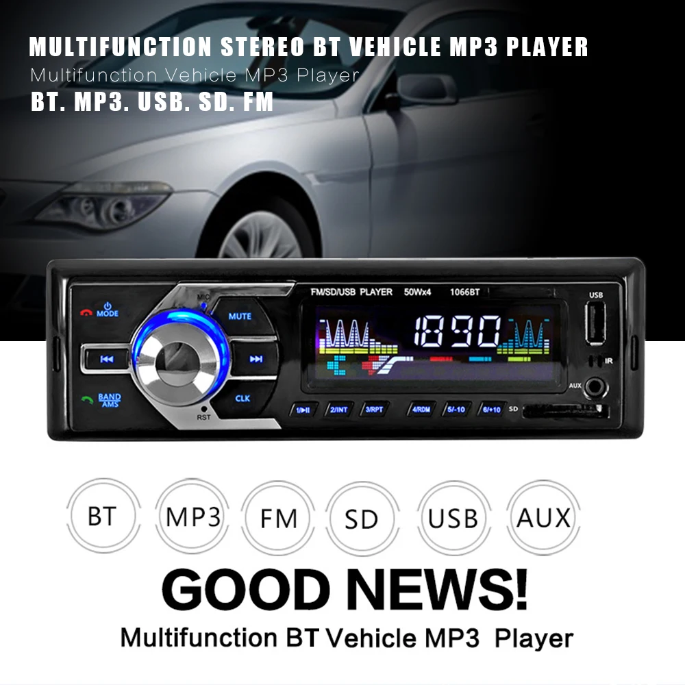Aliexpress.com : Buy 1 DIN Car Stereo FM Radio MP3 Audio