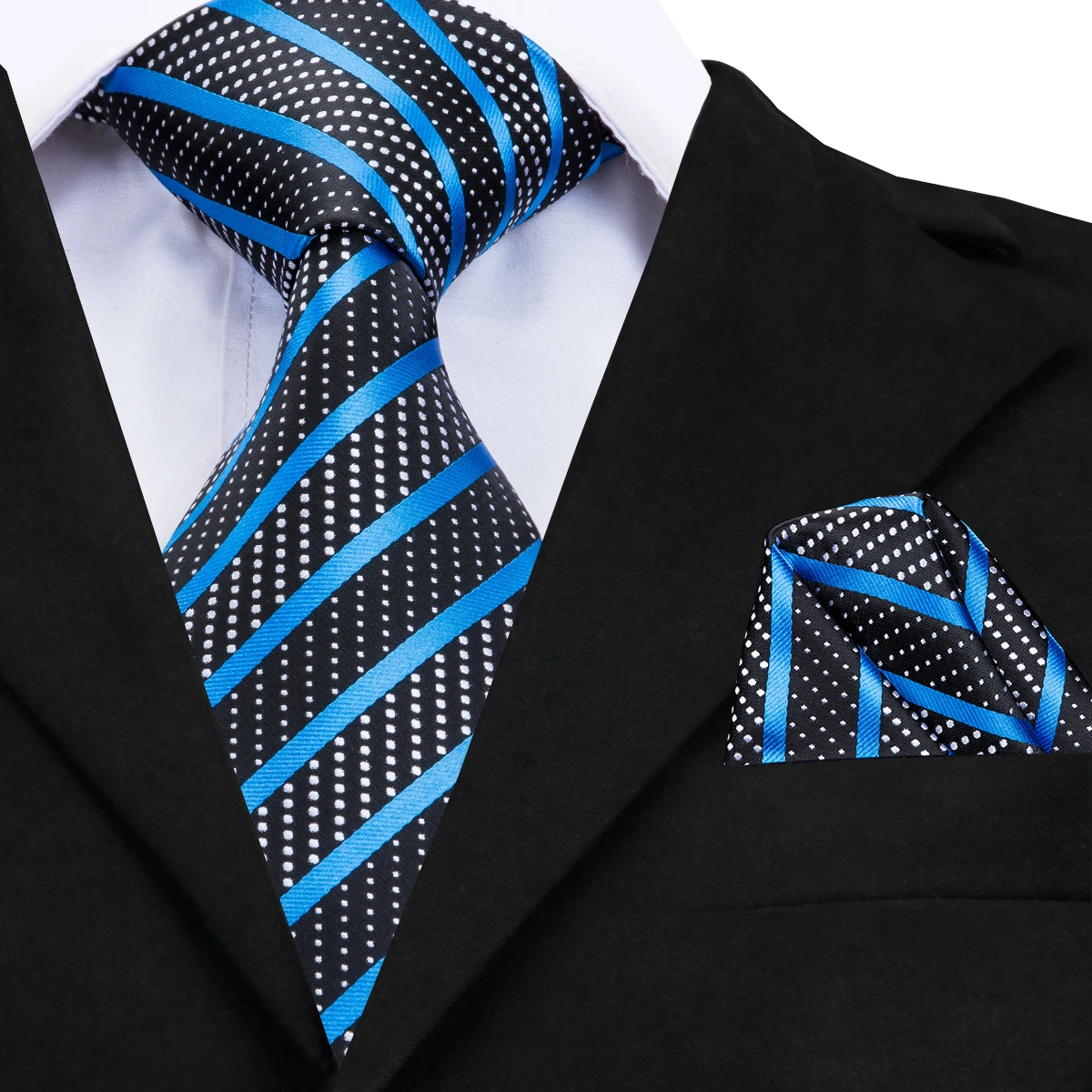 hemisphere rush Elemental Corbata de seda de lujo para hombre, corbatas a rayas azules de diseño de  marca a la moda, corbata de cuello Formal de negocios, hecha a mano sin  gemelos, CZ 007 2018|Corbatas