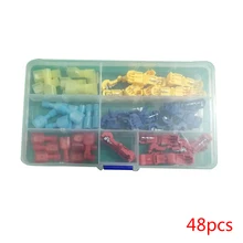 18 Вт, 30 Вт/48 шт T-Tap проволочный замок на скотче разъемы Высокая Производительность быстрый зажим для обжимные клещи