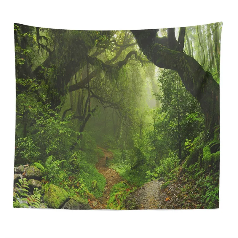 

Wall Hanging Nature Landscape Tapestriesfor Decorative Wall Carpet Home Bedroom Decoration New Style Creative L24