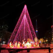 Multicolour outdoor waterproof white warm white LED String Lights 10M 110-220 Christmas Xmas Wedding Party Decorations Lighting