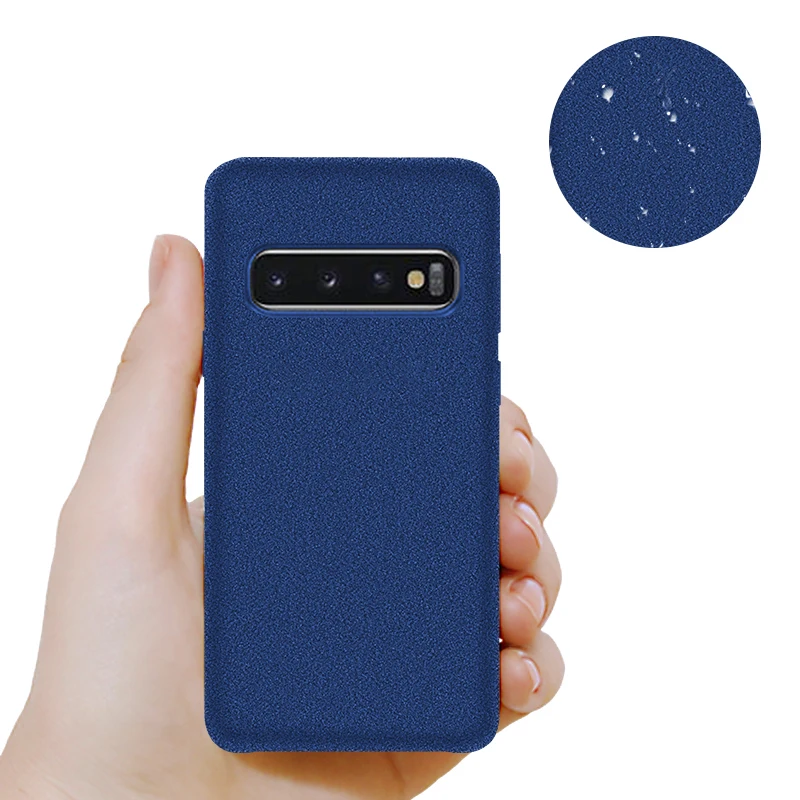 Официальный Оригинальный Стильный чехол для Samsung S10 Plus кожаный Galaxy S10e Lite