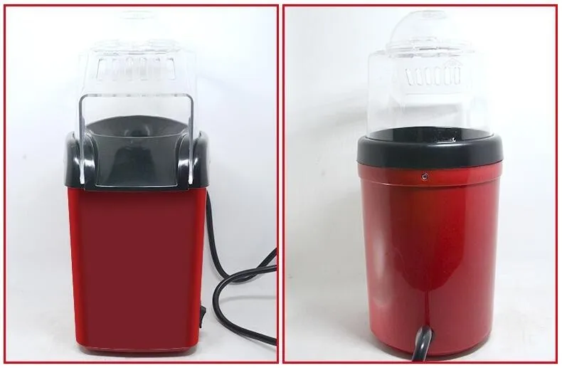 Мини попкорн машина Ностальгический горячий воздух попкорн бытовой аппарат для приготовления попкорна Электрический мини устройства для изготовления попкорна