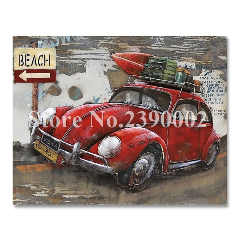 Wall Sticker Diamond Mosaic Cross Stitch Posters Full Sets Diy Painting Car Embroidery Home Decor | Дом и сад