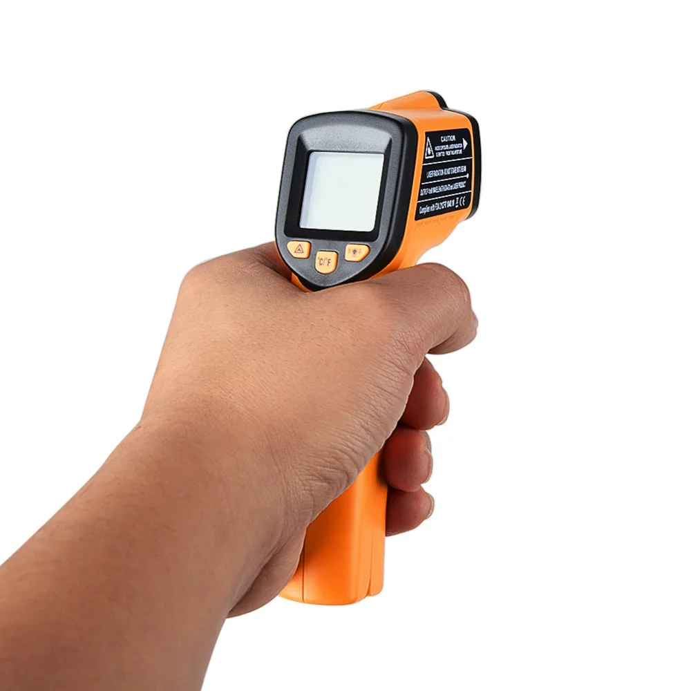 1Pcs GM320 Non-Contact Laser LCD Display IR Infrared Digital C/F Selection Surface Temperature Thermometer For Industry Home Use |