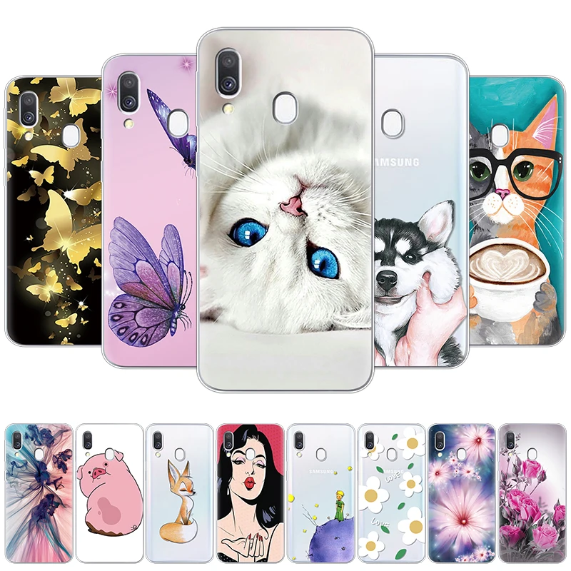 

Fashion Silicone For Samsung Galaxy A40 Case 2019 NEW Soft TPU Back Cover Coque For Samsung A40 A 40 A450F SM-A405F Phone Case