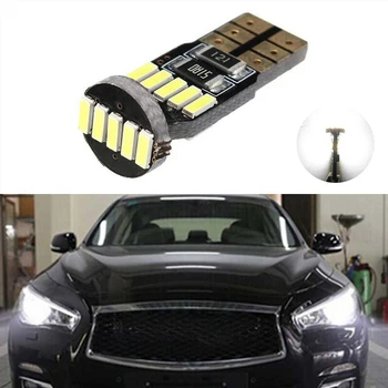 

1x T10 4014 SMD 15 LED W5W Parking Lamp Clearance Light For Infiniti Q50 Q60 Q70 Q80 QX30 QX50 QX56 QX60 QX70 QX80 G25 G35 G37