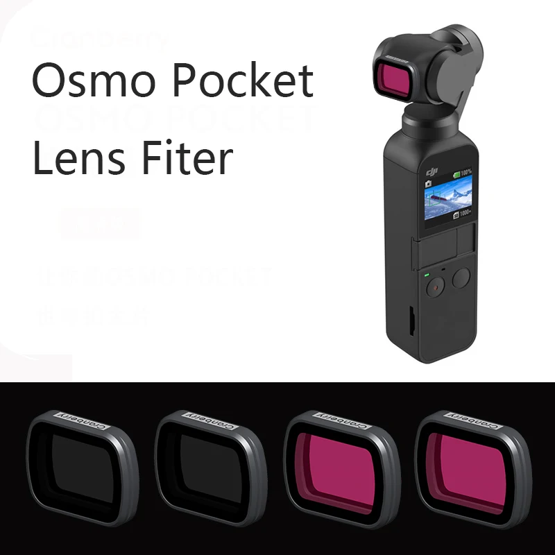 

DJI Osmo Pocket Camera Lens Filter ND8 ND16 ND32 ND64 UV CPL Filter Kits for Osmo Pocket Handheld Gimbal Camera Accessories Part