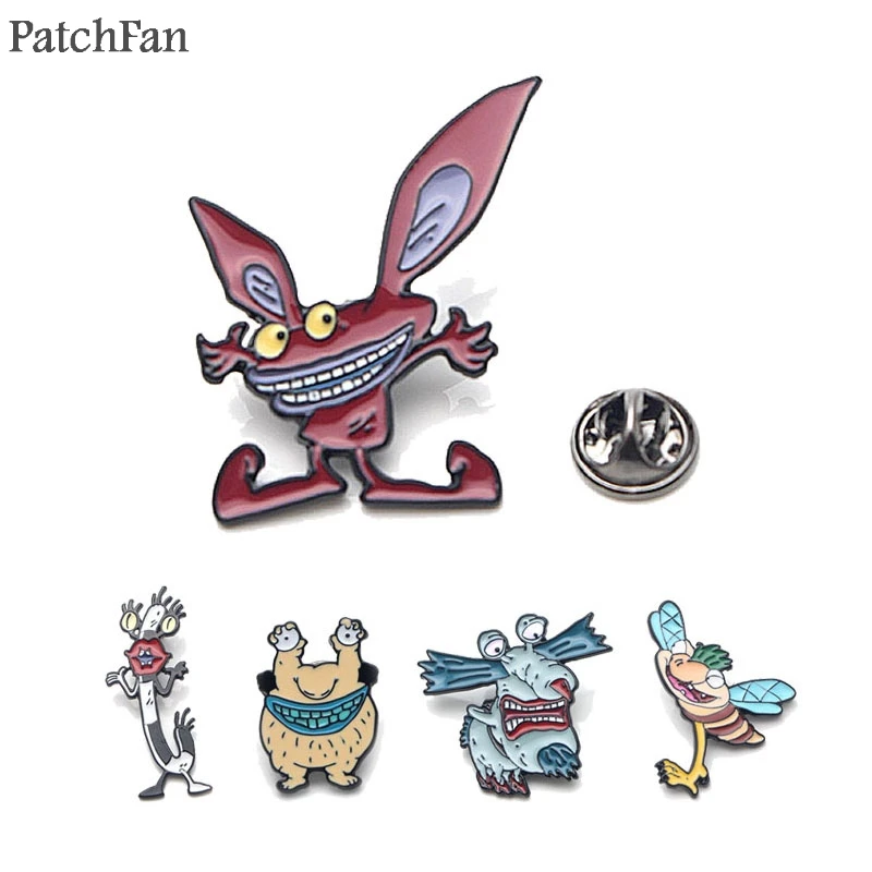 Patchfan мультфильм для галстука рюкзак одежда броши мужчин и женщин Декоративные