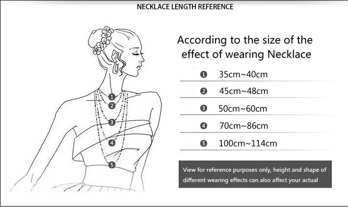 necklace size