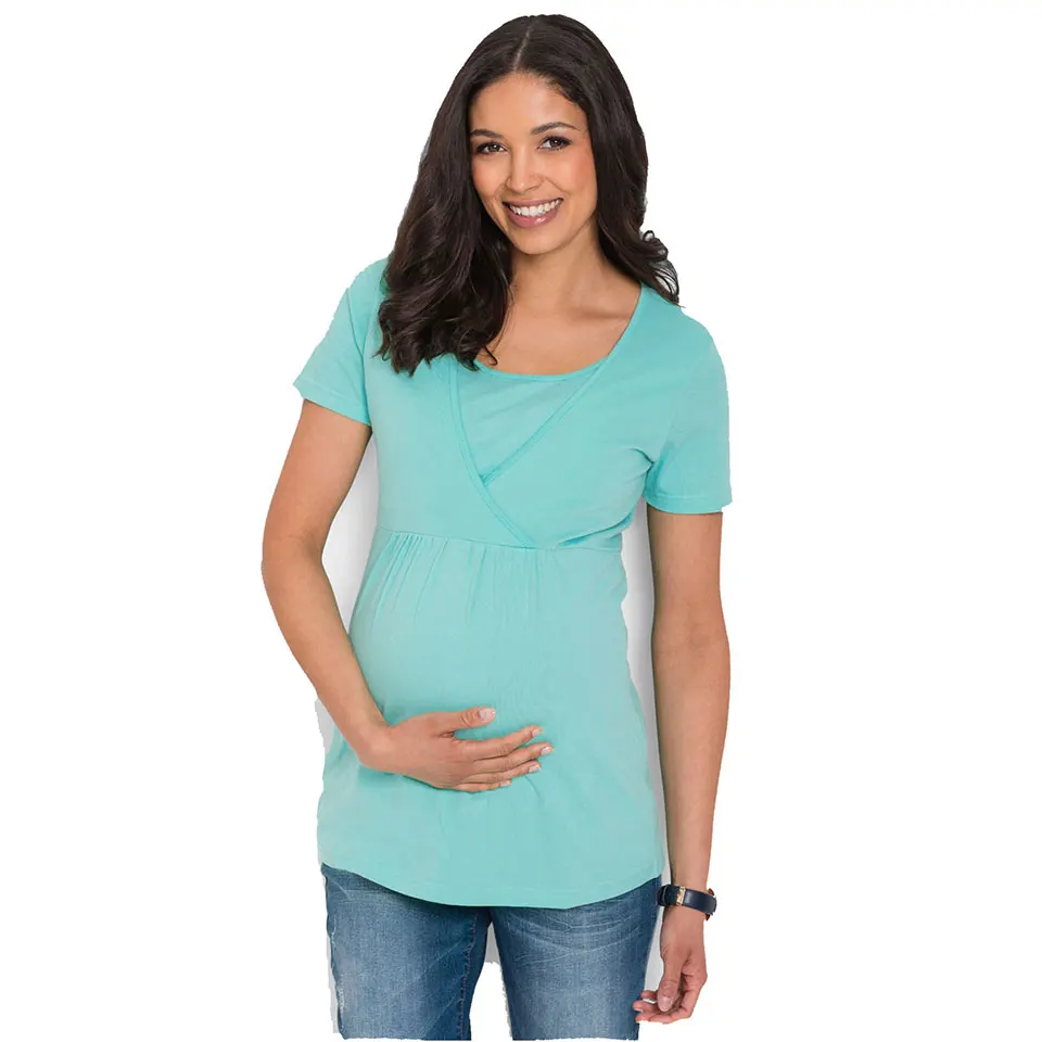 Summer Maternity Nursing Top For Pregnant Women Daily Wearing Pregnancy