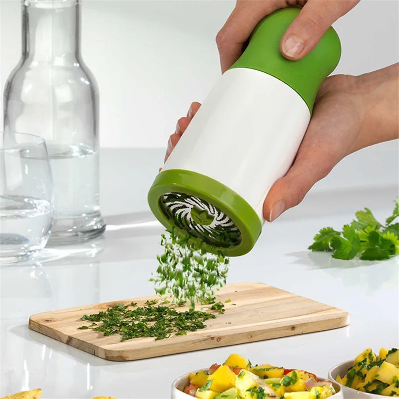

New Food Herb Grinder Spice Mill Parsley Shredder Chopper Fruit Vegetable Shredder potato Peeler Shredded Herbal Grinder