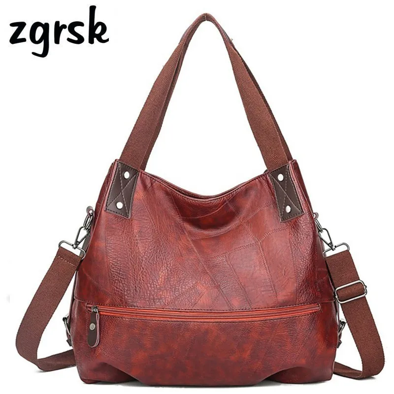

Women Handbag Brand Large Solid Polyester Pu Leather Women Handbags Purses And Handbags Pink Retro Bag Bolsas Feminina Bolsa